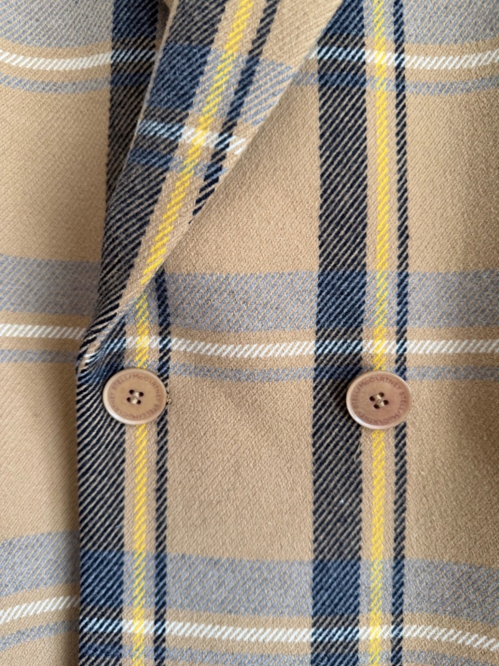Stella McCartney plaid wool coat - Picture 3 of 7